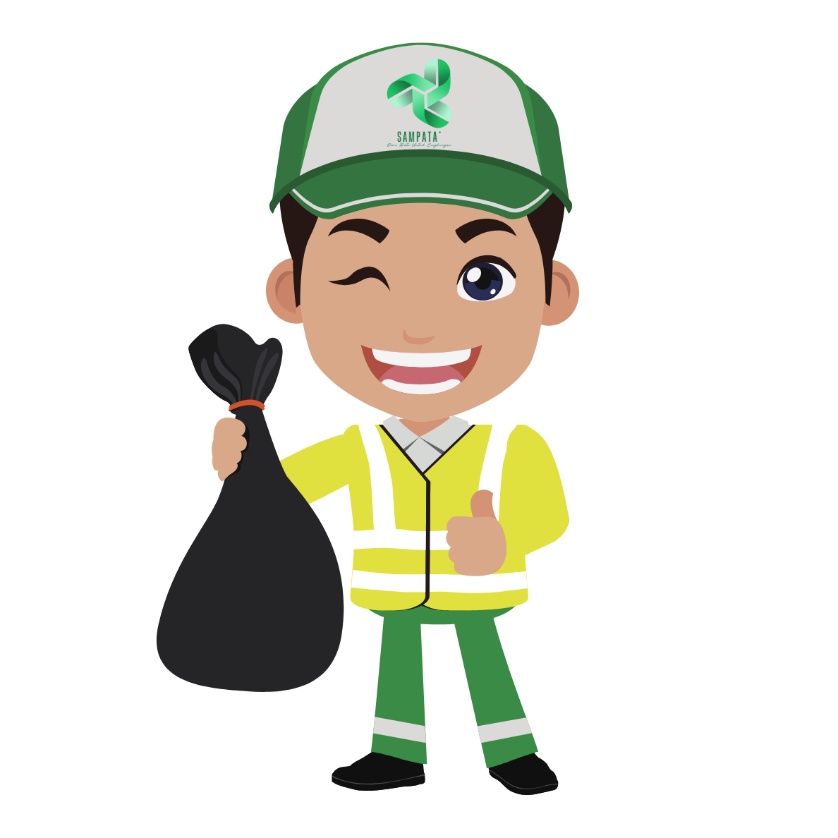 Bank Sampah Illustration